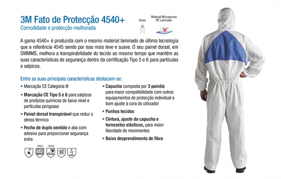 3M Fato de Protecção 4540+