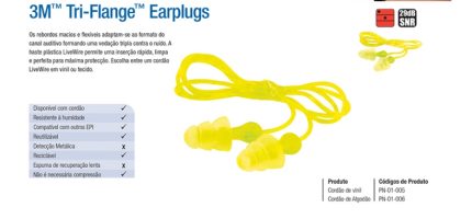 3M™ Tri-Flange™ Earplugs