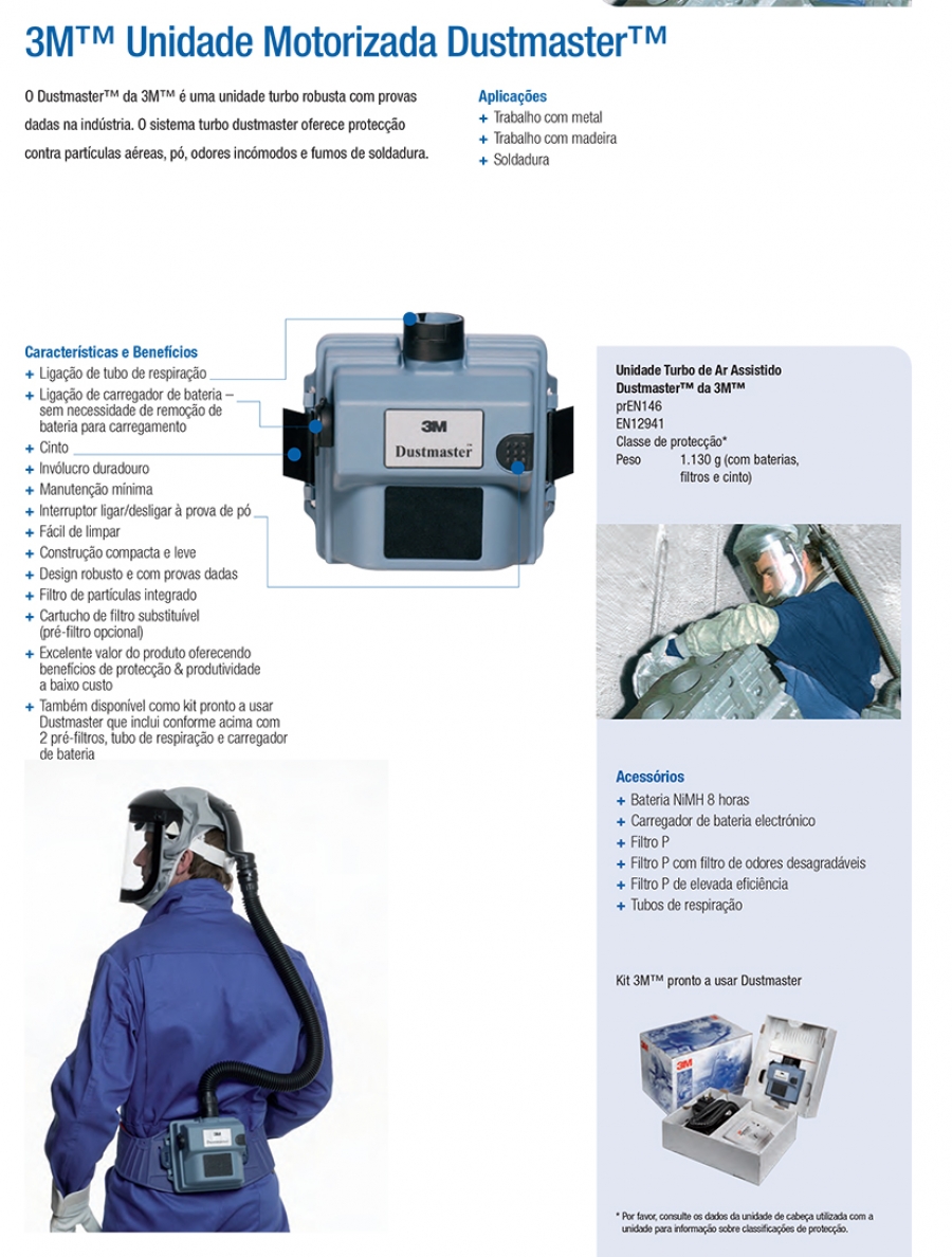 3M™ Unidade Motorizada Dustmaster™