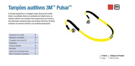 Tampões auditivos 3M™ Pulsar™