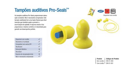 Tampões auditivos Pro-Seals™